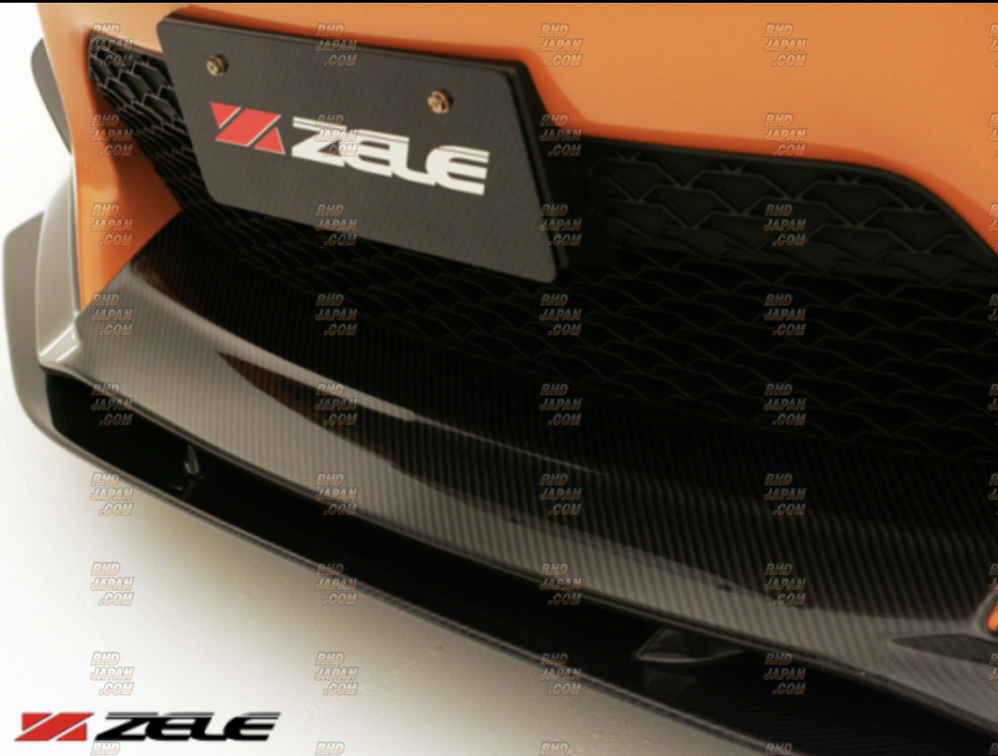 Zele Performance Lip Spoiler Option Front Diffuser Carbon Fiber - 86 ZN6